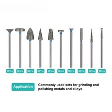 Dental Polishing Kit Laboratory HP Polisher Fully-Sintered Diamond HP Burs Kit