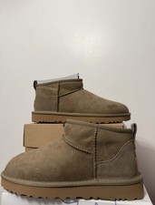 UGG W Classic Ultra Mini Uk 6 Antelope Brand Nee In Box Never Worn