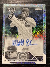 2023 Topps Chrome Update Series - Autographs Matt Swarmer #RA-MS Black &...