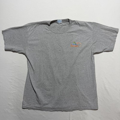 Caribbean Soul Low Tide Lounge T-Shirt XL Gray Tiki Bar Tropical Parrothead