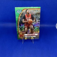 Derik Queen 2024-25 Bowman Chrome U Green Shimmer Refractor 1st Maryland Pelican