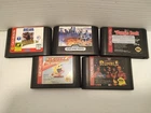 🔥(X5) Sega Genesis Game Cartridges Untested Assorted Lot