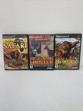 Lot 3 Cabela’s PS2 Hunting African Safari, Big Game Hunter, Dangerous Hunts