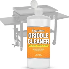 Flat Top Grill Cleaner (32 Fl Oz), Removes Grease, Rust, Fats, Carbon, and Calci