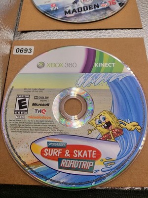 SpongeBob SquarePants: Surf & Skate Roadtrip - Xbox 360 Kinect Game Disc Only
