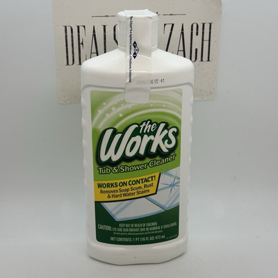 #ad The Works Tub amp; Shower Cleaner Removes Soap Scum Rust amp; Hard Water Stains 16oz $34.99
