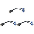 3 STÜCKE -59 59-Pin-Stecker zu Dual-VGA-weiblichen