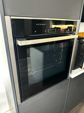 NEFF Slide&Hide Built-In Electric Oven Black/Silver Touch Display