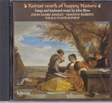 John Mark Ainsley - Fairest Work of Happy Nature CD Baroque Hyperion Disc