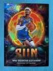 Shai Gilgeous Alexander 2025-26 Topps Cosmic Chrome Sun SSP #PPS-1