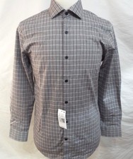 Perry Ellis Premium Slim Fit Dress Shirt Size 15x32/33 Cotton Blend