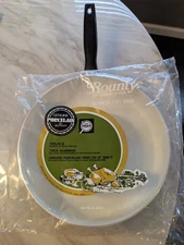 NOS Vintage Bounty by Wear-Ever Porcelain Aluminum 10" FRY PAN Teflon II sealed