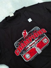 New Jersey Devils 2003 NHL Stanley Cup Champions T-Shirt NWT Lee Sport Men  s XL