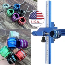 Archery Recurve Bow Scope Sight 0.019" Optical Fiber Bow Target Shooting Hunting