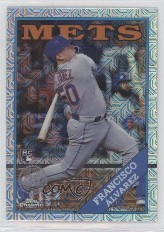 2023 Series 2 1988 Topps Chrome Silver Pack Mojo Francisco Alvarez Álvarez 00od