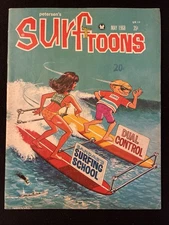 SURFTOONS MAY 1968 5.5 6.0 PETERSEN CARL MCMILLAN COLLECTION SURFING SCHOOL MB12
