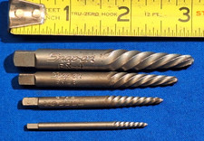 Snap On Tools 4 Piece Easy Out Set Broken Bolt Removal Set Ex4 Ex3 Ex2 Ex1 Snap On Tools 4 Piece Easy Out Set Broken Bolt Removal Set Ex4 Ex3 Ex2 Ex1