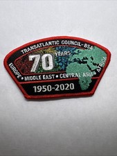 BSA Transatlantic Council Patch 70 Years Europe Middle East Central Asia Africa
