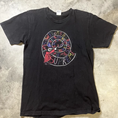T shirt noir vintage Supreme Insupreme