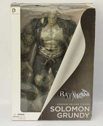 Solomon Grundy Arkham Deluxe DC Collectibles Figure Heavy Box Damage