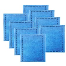 8 Pack Rite Size C Aquarium Filter Cartridges Compatible with 8 Pack, Blue