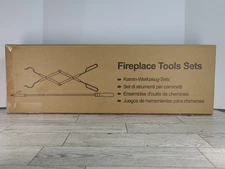 25" Fireplace Tongs 32" Poker Set Fire Pit Accessories Heavy Duty Fireplace Tool