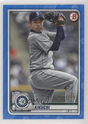 2020 Bowman Blue 77/150 Yusei Kikuchi #80 s3g