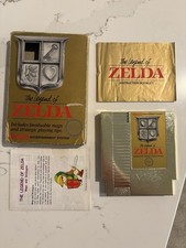 The Legend of Zelda Nintendo NES CIB – First Print TM, 5-Screw, Cassette manual