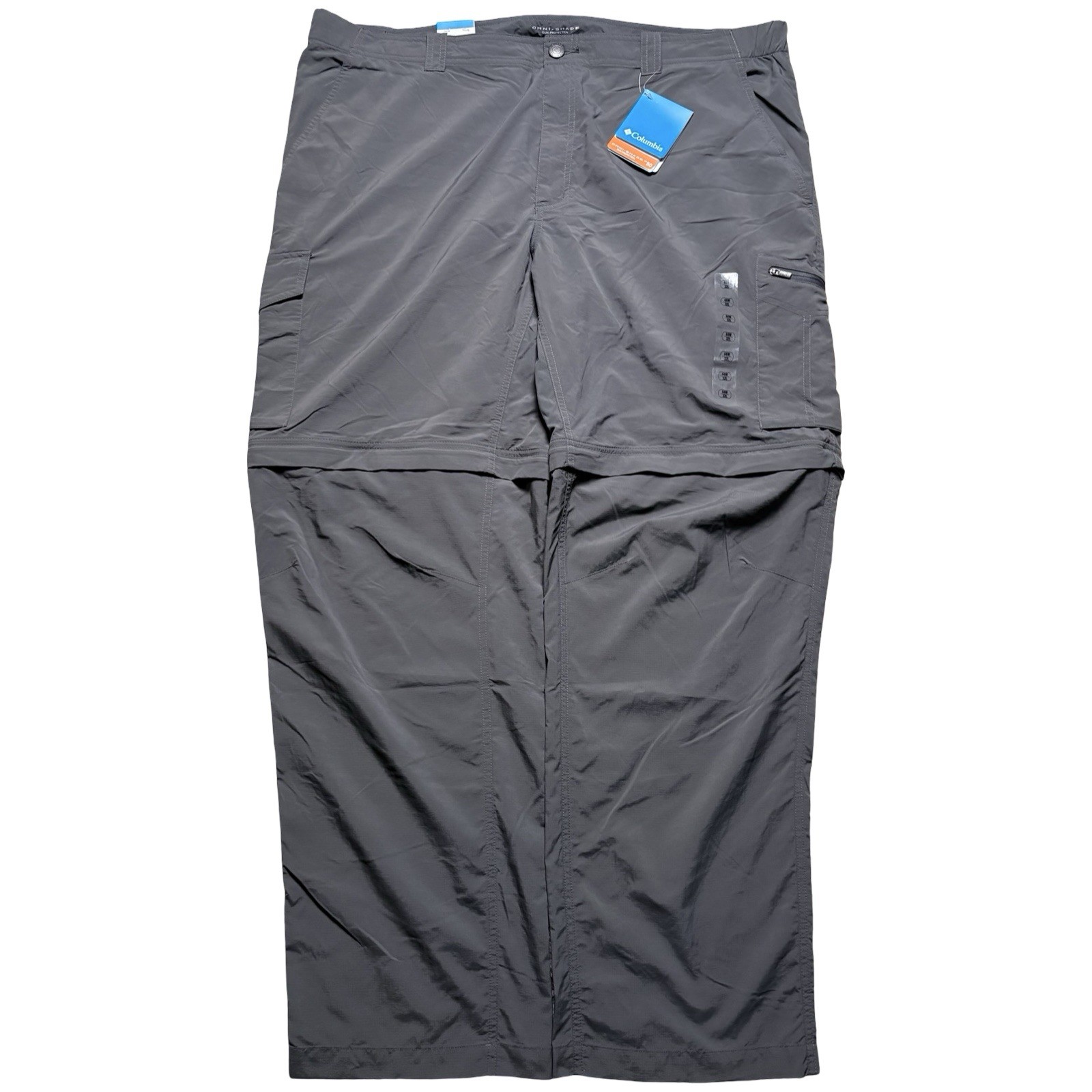 Mens 44x32 Gray Omni-shade Cargo Hiking Outdoor Stretch Am50