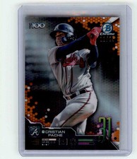 Cristian Pache 2019 Bowman Orange Scouts' Top 100 Chrome #BTP-31 11/25