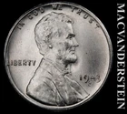 1943-S Lincoln Wheat Cent- Choice Gem Brilliant Unc Luster- No Reserve #K290