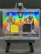 Sale Tristan Da Silva & Cody Williams Dual RC 2024 Totally Certified Basketball