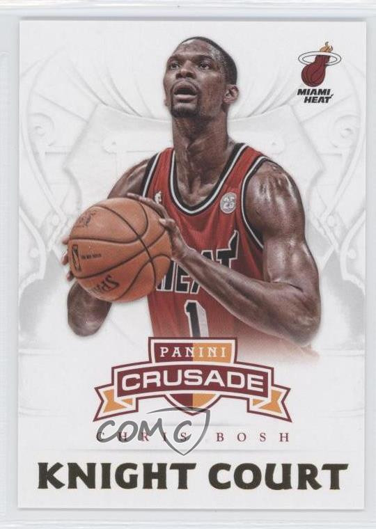 2012-13 Panini Crusade Knight Court Chris Bosh #34 HOF Basketball Card-image