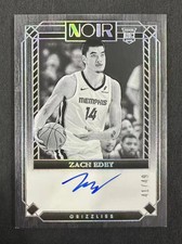 Zach Edey 2024-25 Panini Noir #397 RC Rookie Auto 41/49