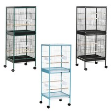 Heavy-Duty Bird Cage with Steel Wire, 1.7 ft. Wide and Multi-Door