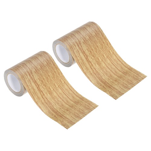 Wood Grain Repair Tape 4"X30', Self Adhesive Repair Tape Patch, Brown Oak