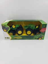 TOMY John Deere Kids Monster Treads Gator & Loader Tractor Set