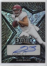 2022 Leaf Exotic Elephant Diagonal Shimmer 6/7 Slade Bolden #BA-SB1 Auto 0u66