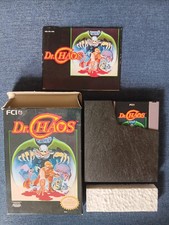 Dr. Chaos (FCI, 1988) NES Game w/ Box & Manual ~ Tested & Working