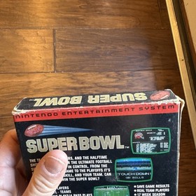 VTG NES 1991 Tecmo Super Bowl Nintendo Game with Box Dust Sleeve Japan NFL