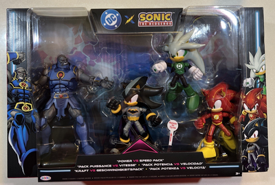 NEW 2025 DC X Sonic The Hedgehog Power Versus Speed Multipack