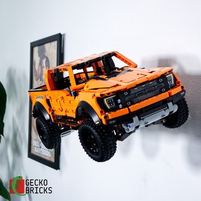 Wall Mount for Lego Ford Raptor Set 42126 Vertical or Horizontal
