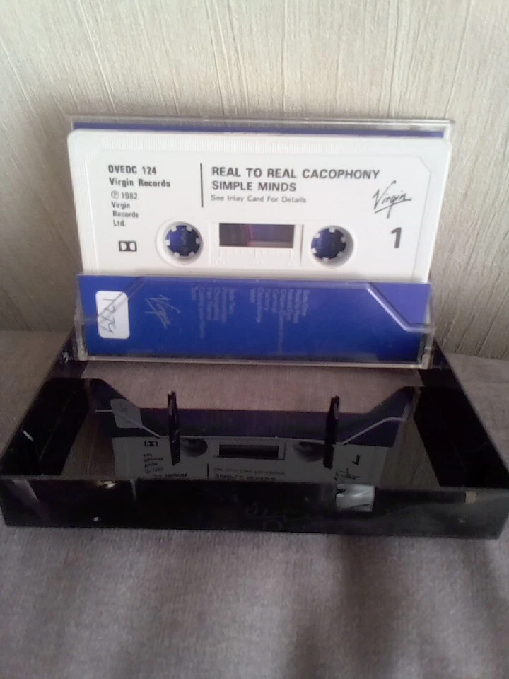 Simple Minds Real To Real Cacophony Cassette Ovedc 124 - Image 4 of 4