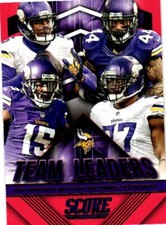 2015 Score #15 Matt Asiata / Teddy Bridgewater Greg Jennings Team Leaders Red