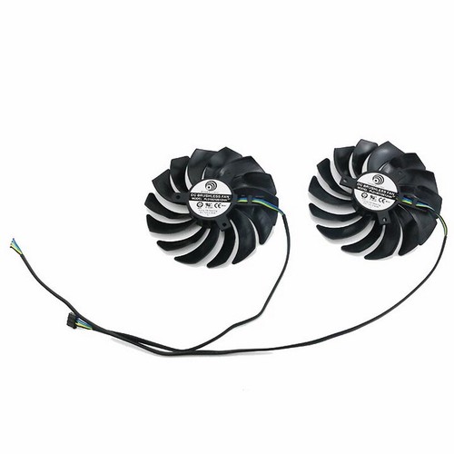 95mm MSI RTX 2070 Super GAMING Graphics Card Fan Replacement PLD10010S12HH TD30 - Picture 3 of 6