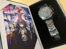 Puella Magi Madoka Magica Sun  Moon Chronograph Watch Akemi Homura o01