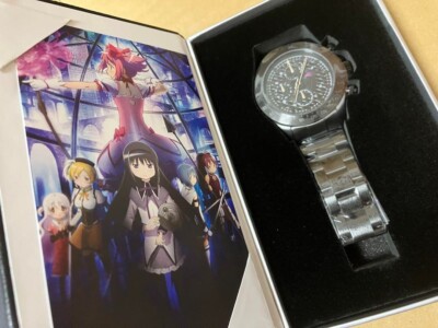 Puella Magi Madoka Magica Sun & Moon Chronograph Watch Akemi