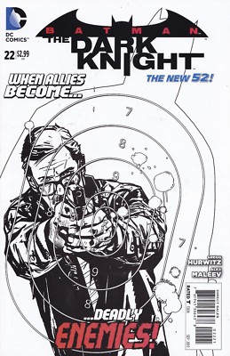 BATMAN The Dark Knight #22 - New 52 - SKETCH Cover 1:25