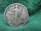 1918 S  U.S. Walking Liberty SILVER 50 Cents Coin  Nice Half Dollar Coin