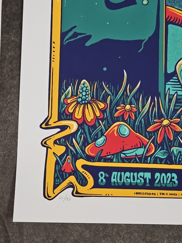 Billy Strings 2023 Berlin Germany Zazzcorp Signed Poster Screen Print s/n - Picture 5 of 8